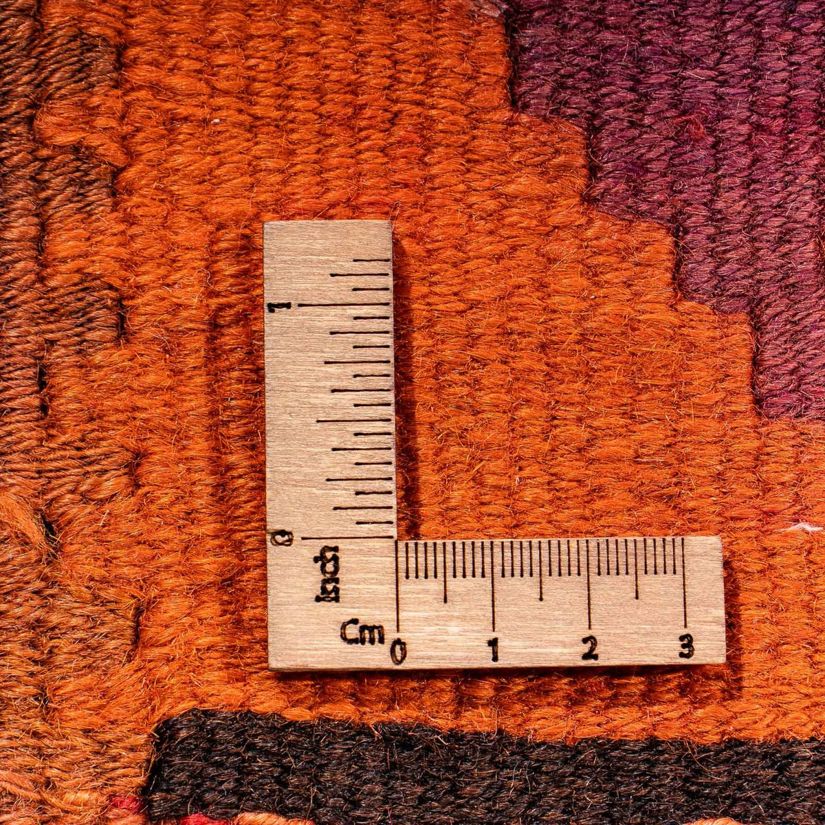 Runner Kelim-matta - gammal - 360 x 140 cm - flerfärgad