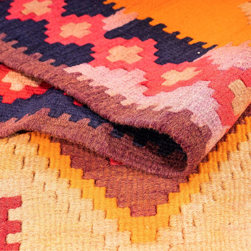 Runner Kelim-matta - gammal - 320 x 155 cm - flerfärgad