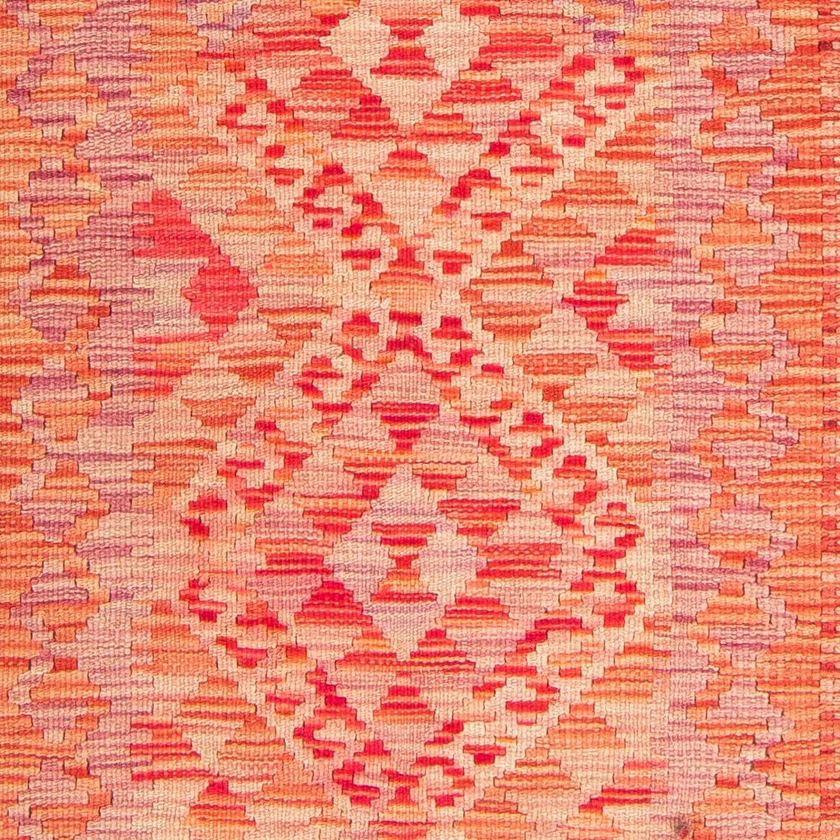 Kelim Carpet - Splash - 185 x 101 cm - ljusröd