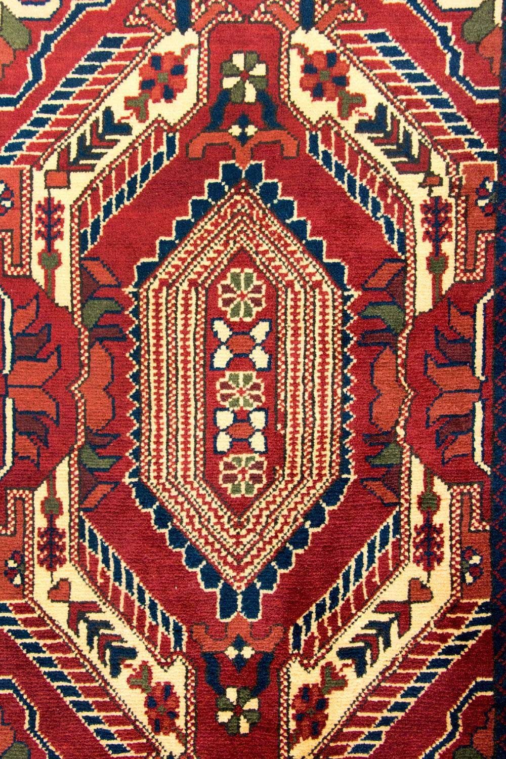 Runner Afghansk matta - Hatshlu - 307 x 83 cm - röd