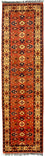 Runner Afghansk matta - Hatshlu - 305 x 84 cm - orange