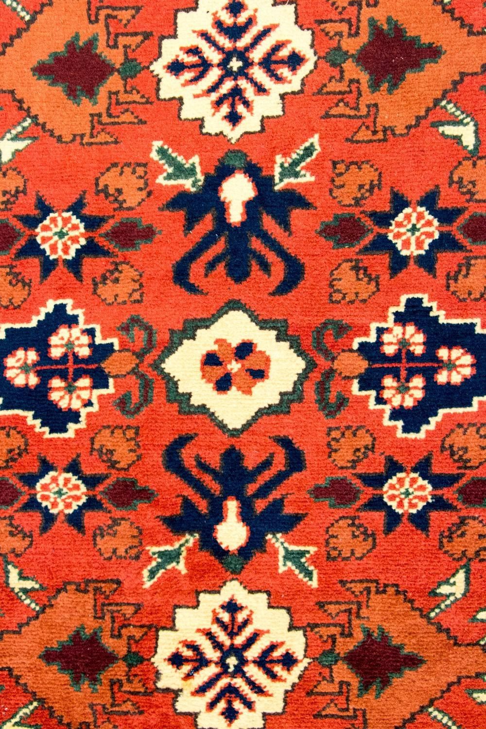 Runner Afghansk matta - Hatshlu - 305 x 84 cm - orange