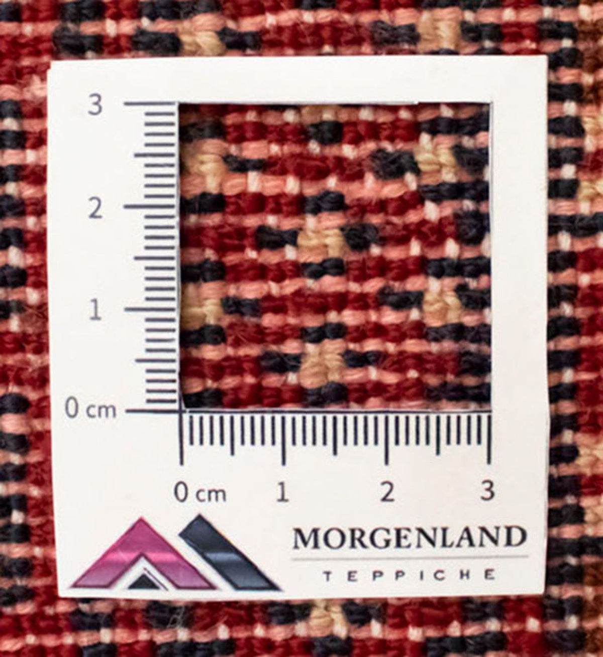 Turkaman-matta - 130 x 60 cm - röd