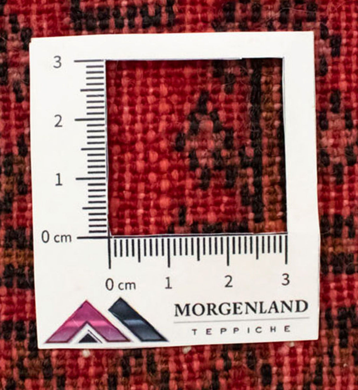 Turkaman-matta - 130 x 60 cm - röd