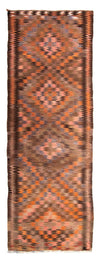 Antikt kilim Mattan 140x380cm - Löpare / Flerfärgad / 140 x 380 cm Löpare