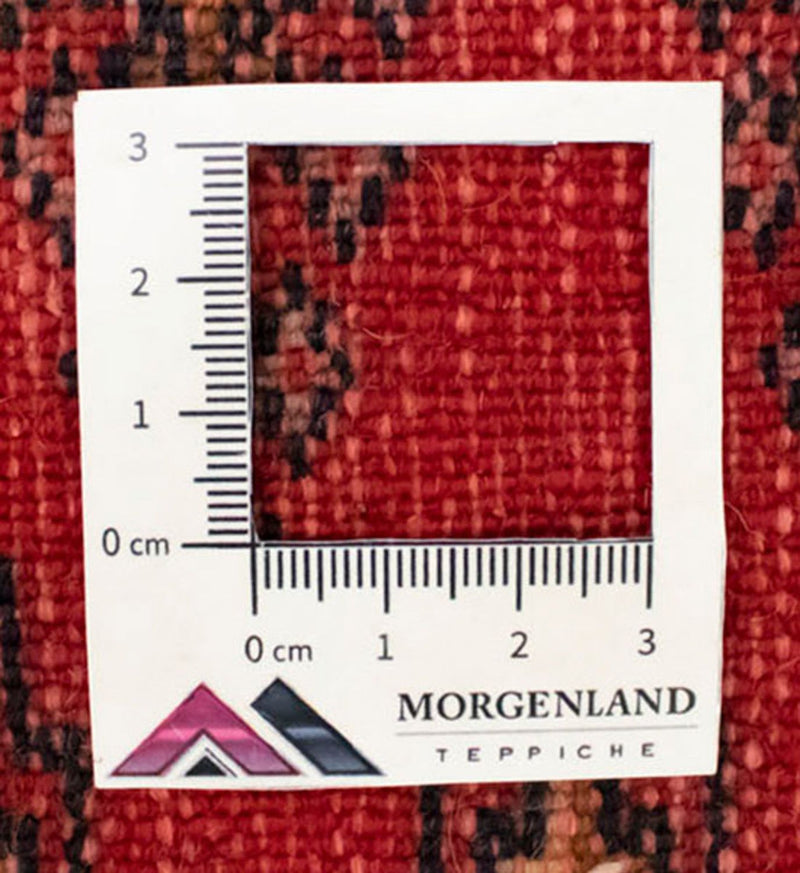 Turkaman-matta - 130 x 60 cm - röd