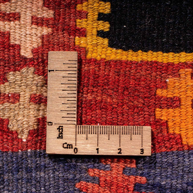 Runner Kelim-matta - gammal - 330 x 120 cm - flerfärgad