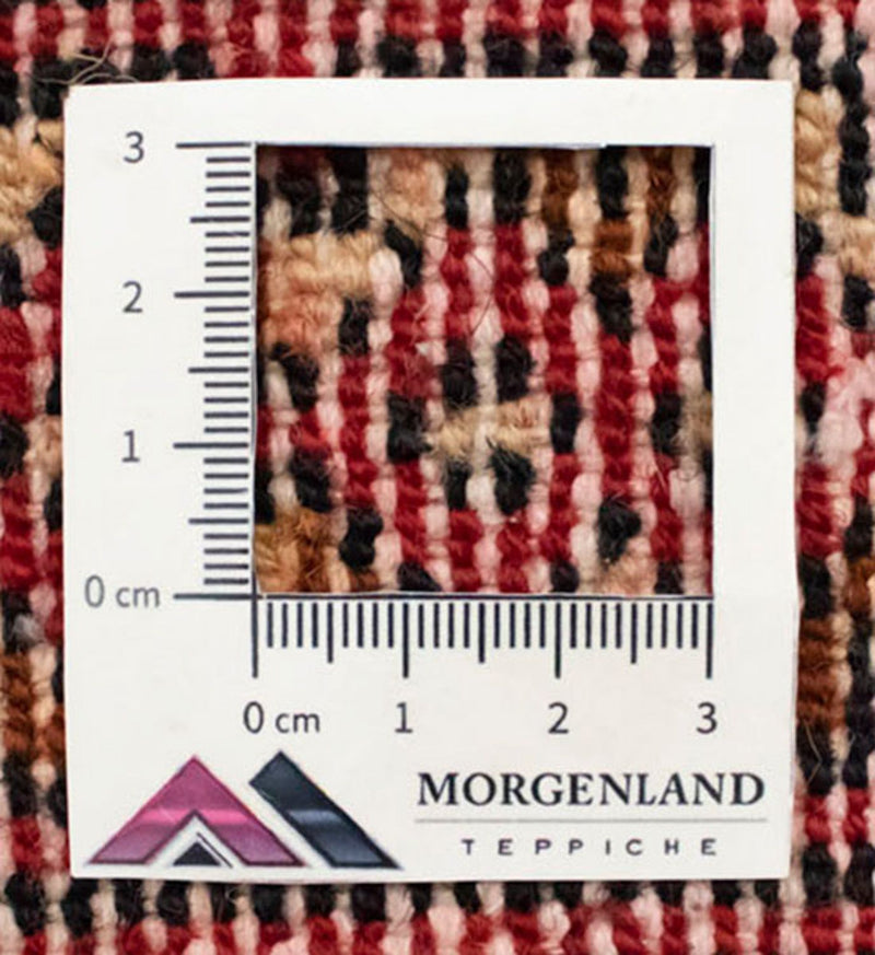 Turkaman-matta - 130 x 60 cm - röd