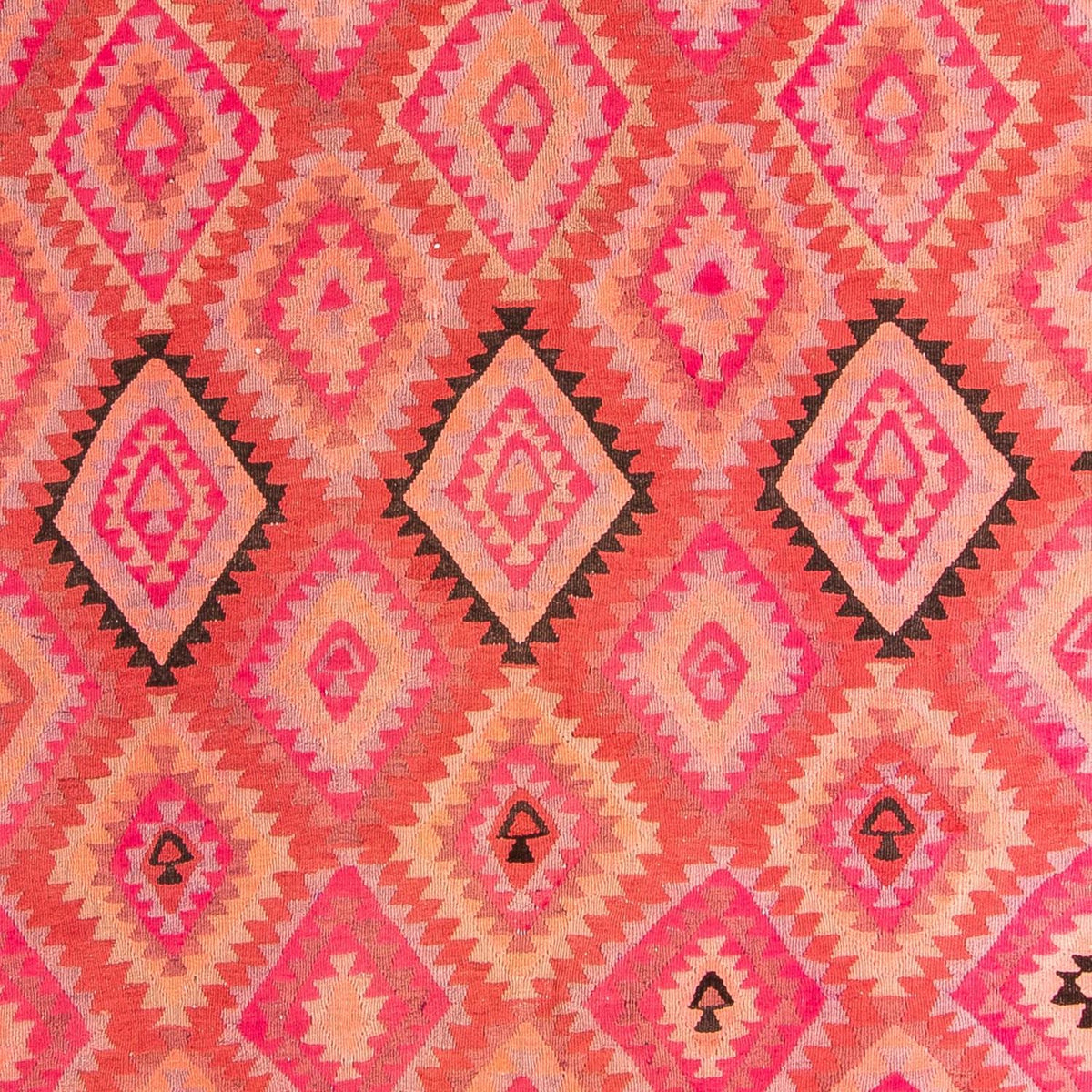 Kelim-matta - gammal - 350 x 195 cm - flerfärgad