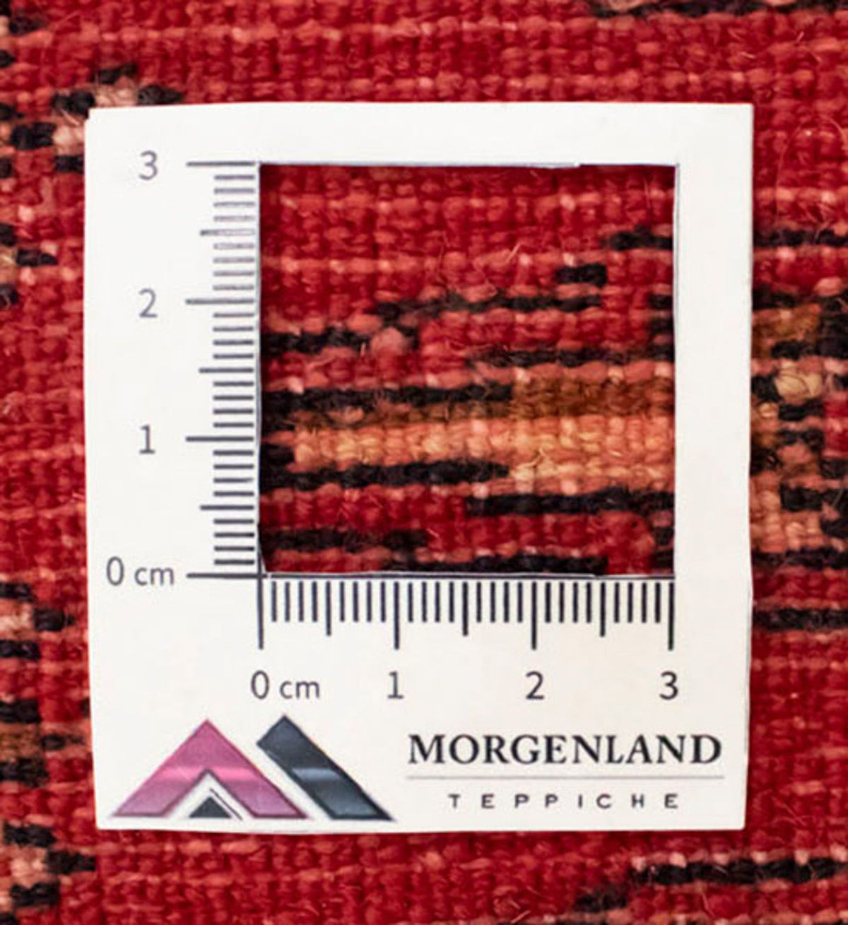 Turkaman-matta - 130 x 60 cm - röd