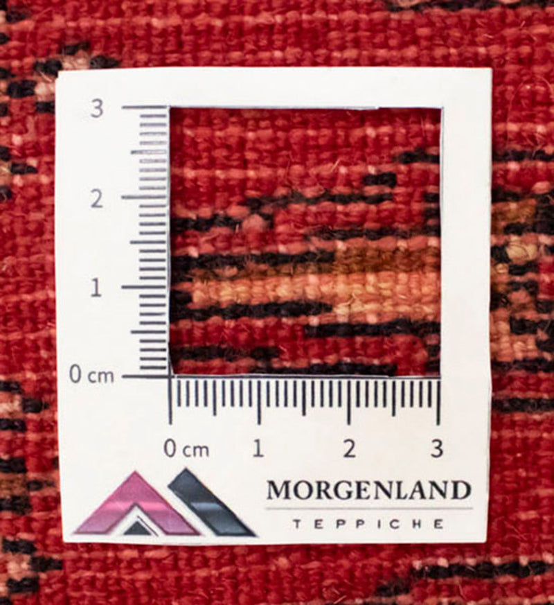 Turkaman-matta - 130 x 60 cm - röd