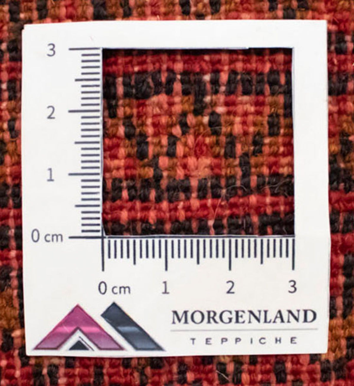 Turkaman-matta - 130 x 60 cm - röd