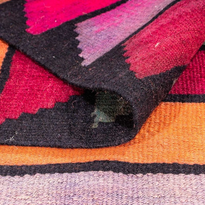 Runner Kelim-matta - gammal - 330 x 150 cm - flerfärgad