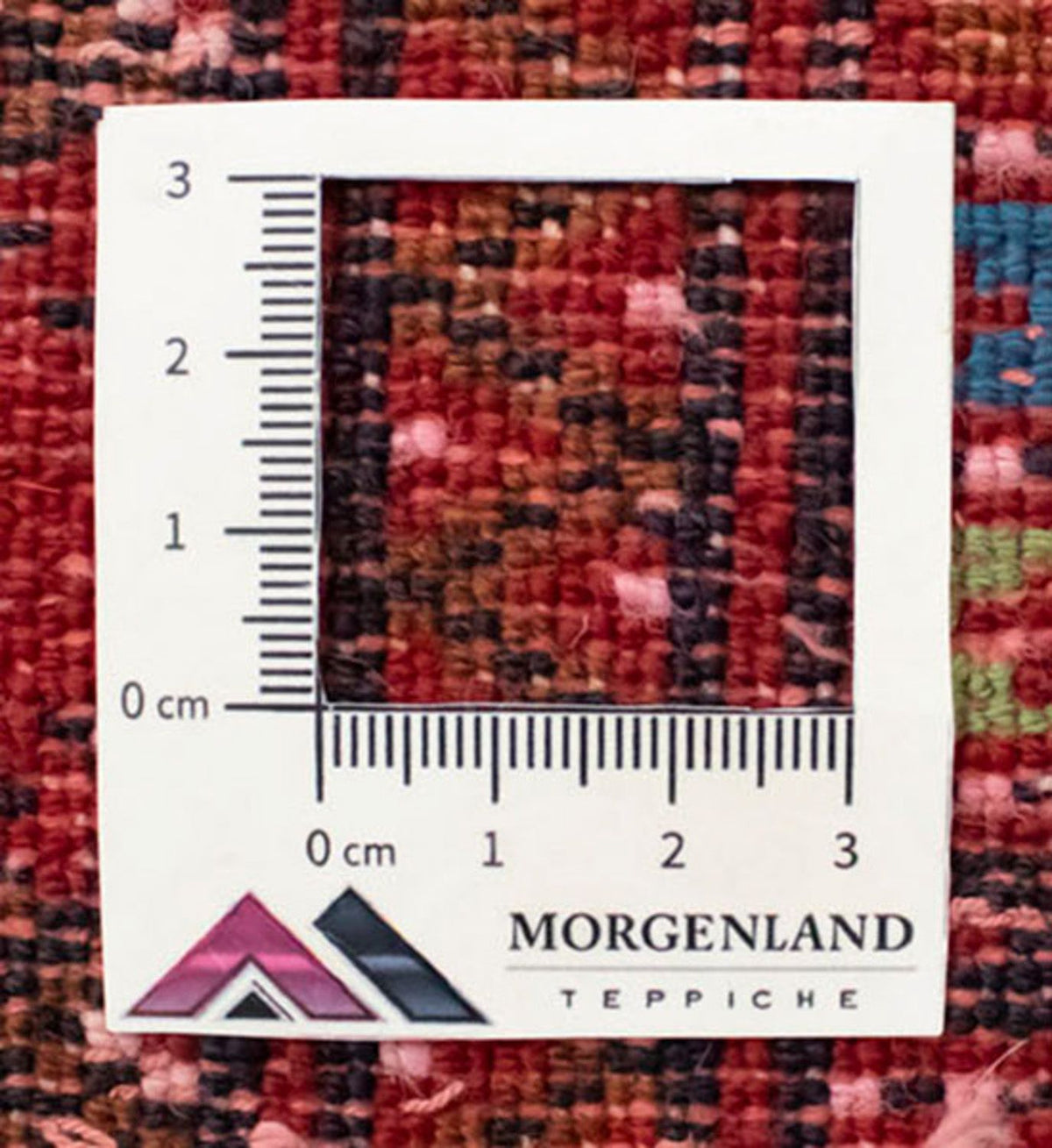 Turkaman-matta - 130 x 60 cm - röd