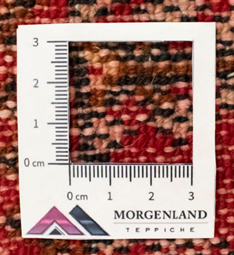 Turkaman-matta - 130 x 60 cm - röd