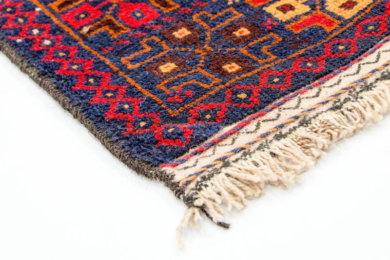 Baluch-matta - 123 x 80 cm - flerfärgad