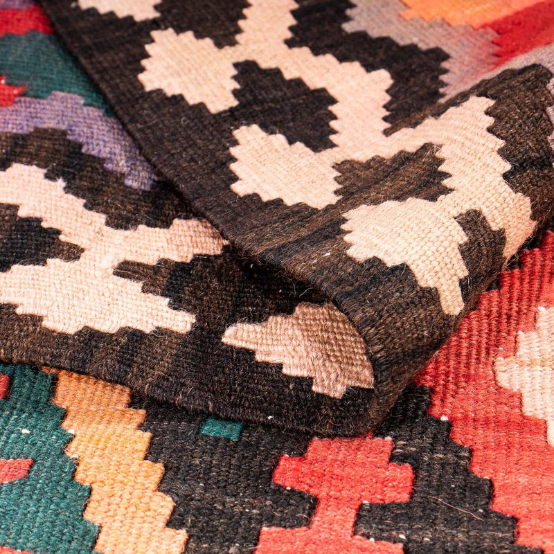 Kelim-matta - gammal - 307 x 188 cm - flerfärgad