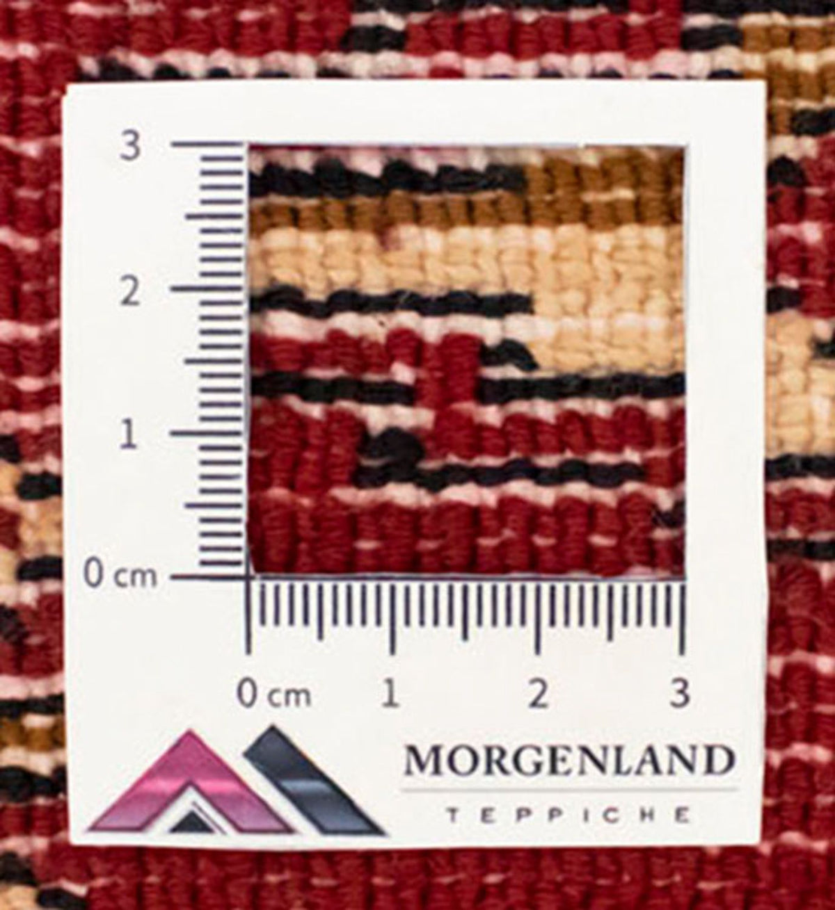 Turkaman-matta - 130 x 60 cm - röd