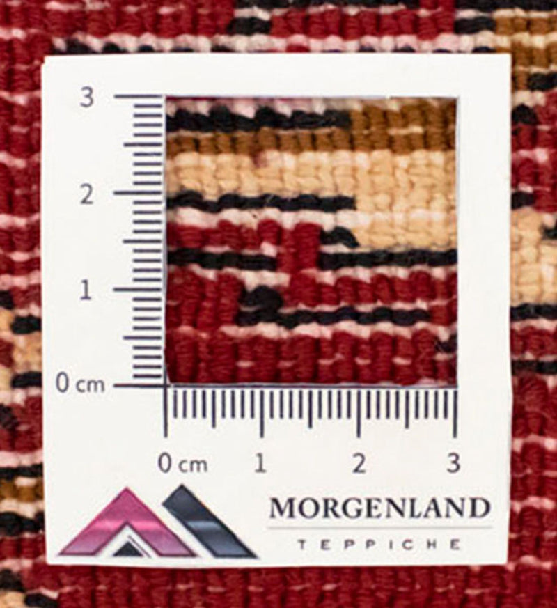 Turkaman-matta - 130 x 60 cm - röd