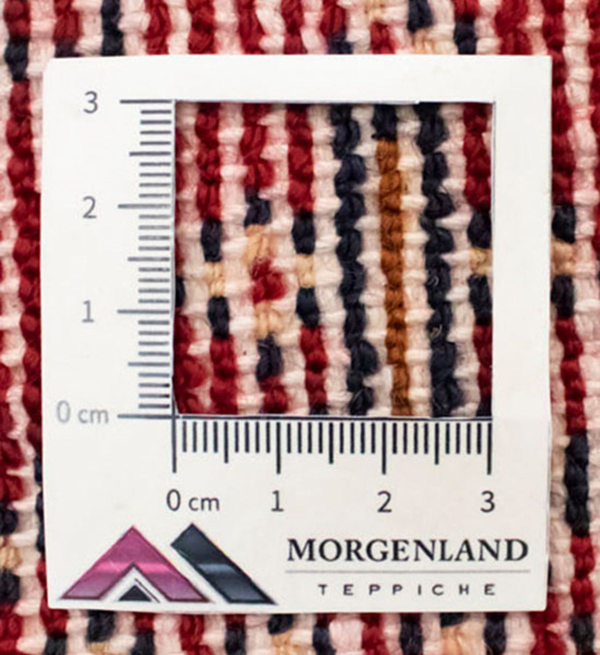 Turkaman-matta - 130 x 60 cm - röd