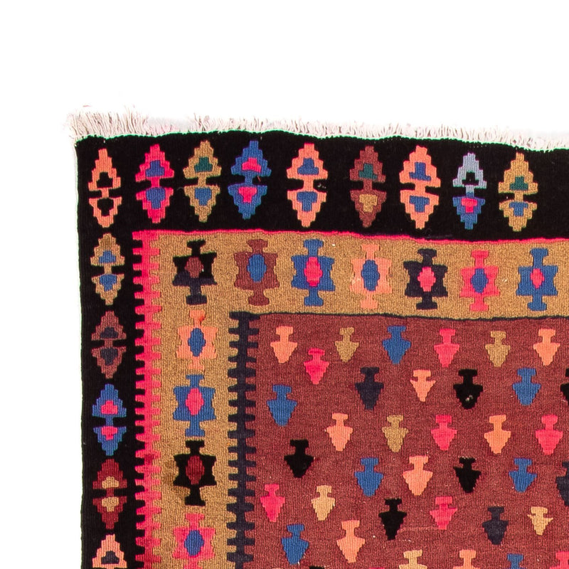 Runner Kelim-matta - gammal - 330 x 145 cm - flerfärgad