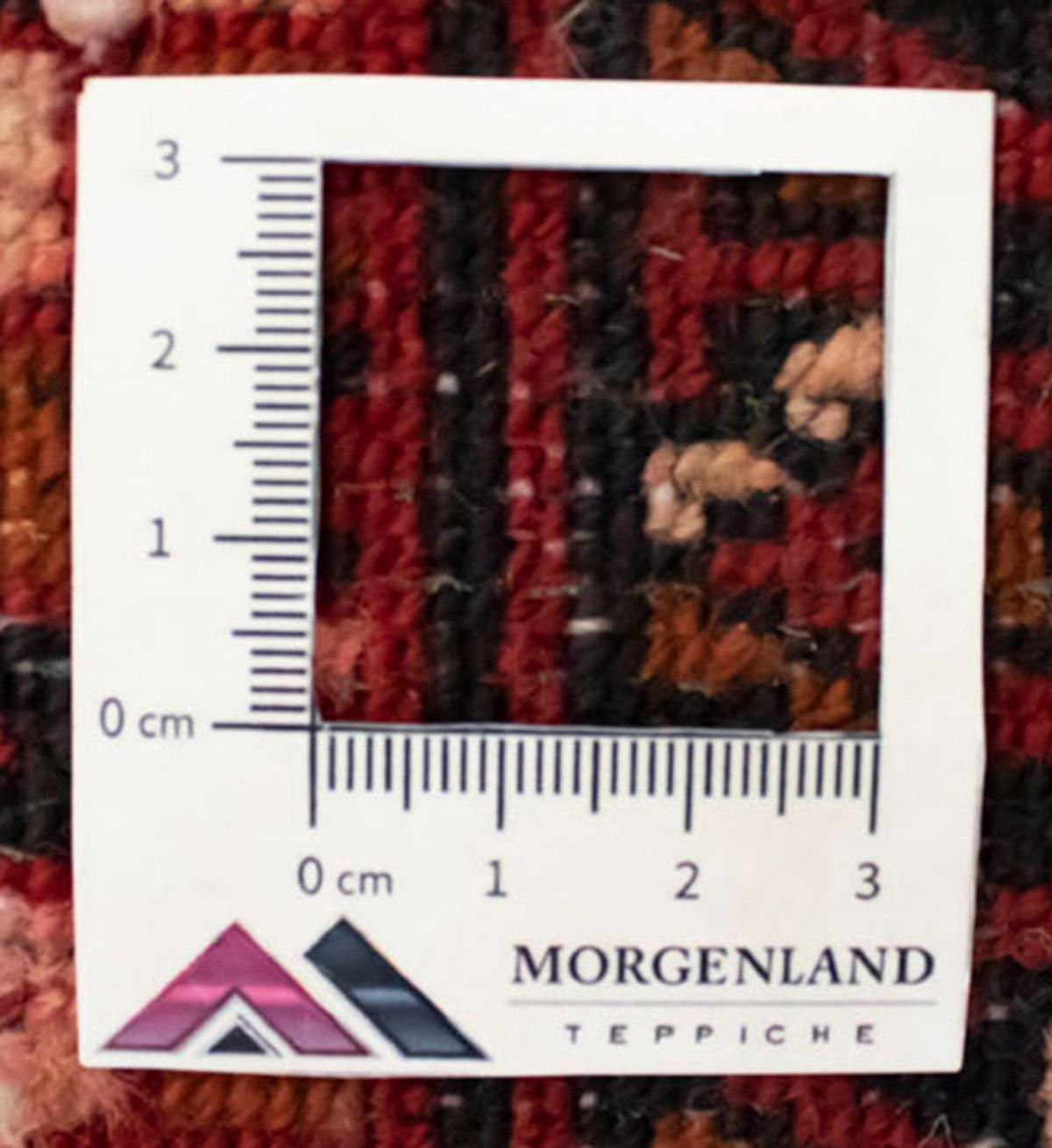 Turkaman-matta - 130 x 60 cm - röd