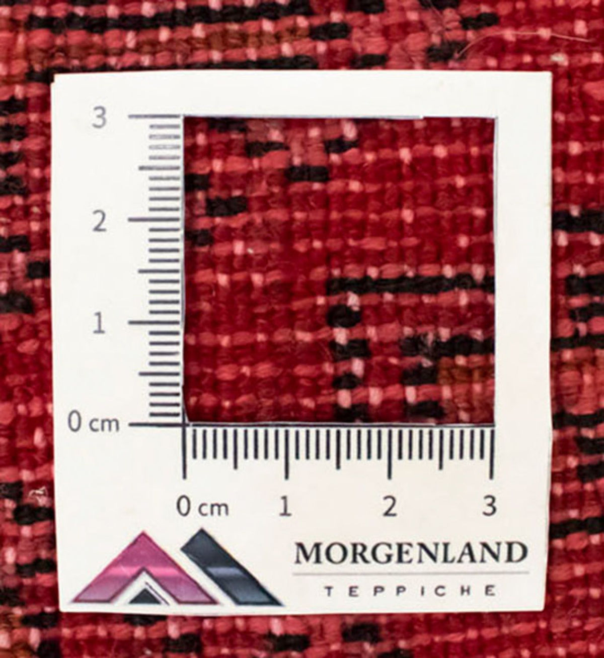 Turkaman-matta - 130 x 60 cm - röd