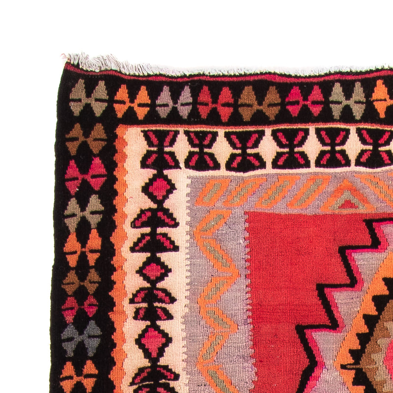Kelim-matta - gammal - 280 x 142 cm - flerfärgad