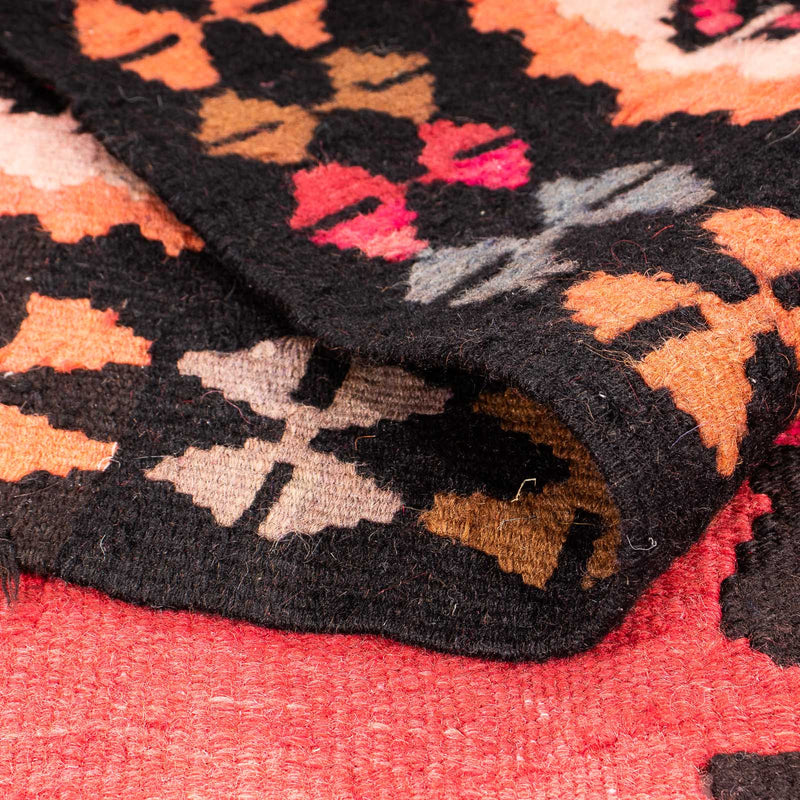 Kelim-matta - gammal - 280 x 142 cm - flerfärgad