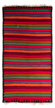 Runner Kelim-matta - gammal - 350 x 185 cm - flerfärgad