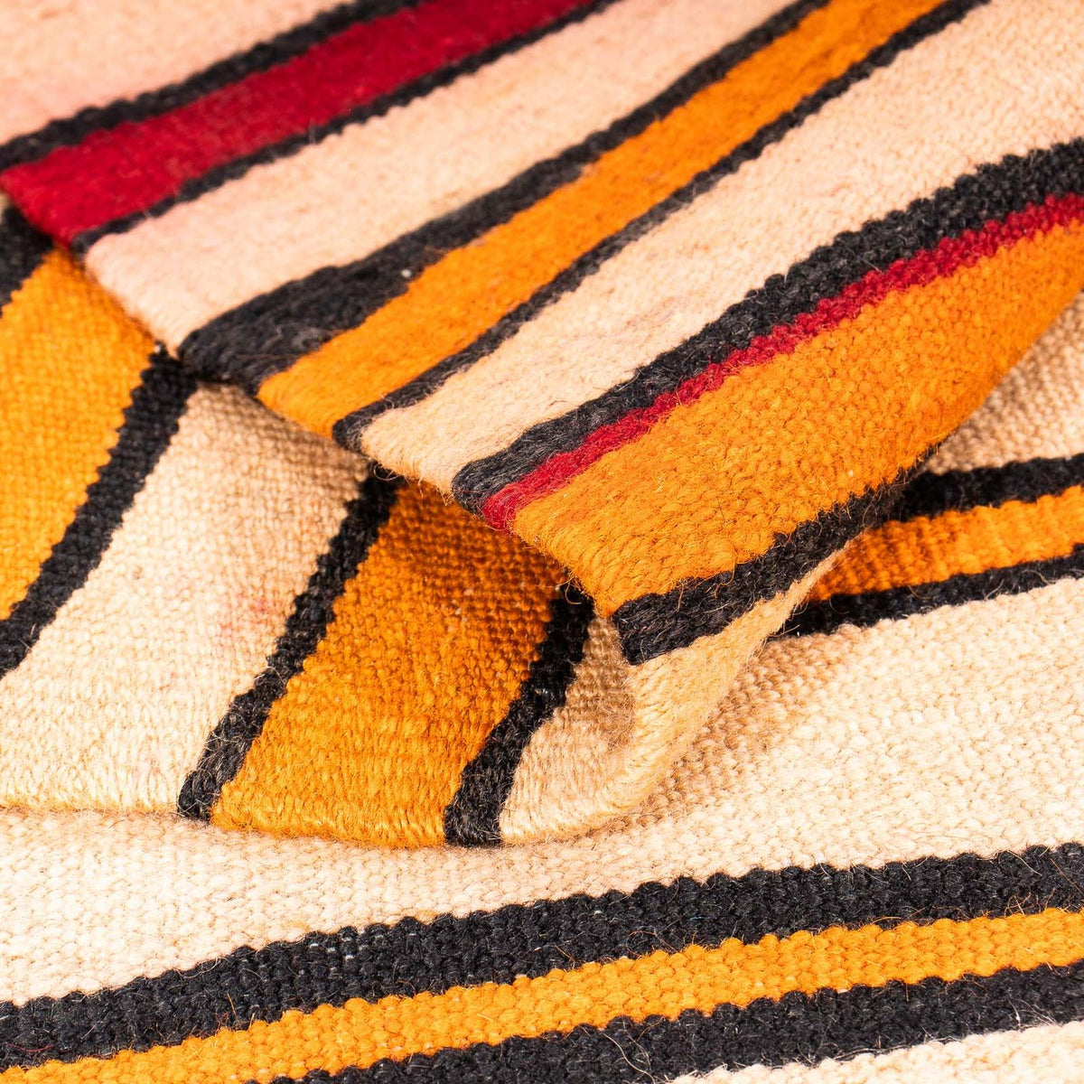 Kelim-matta - gammal - 145 x 130 cm - flerfärgad