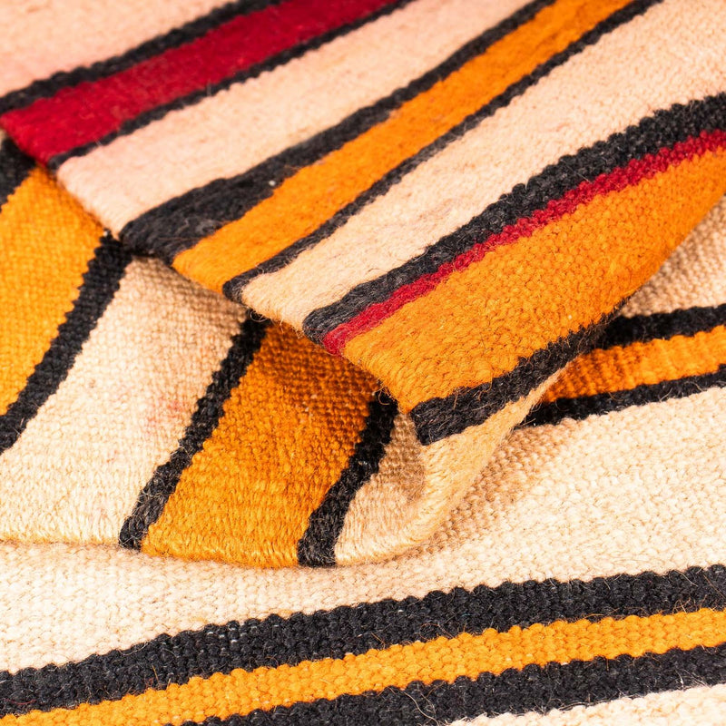 Kelim-matta - gammal - 145 x 130 cm - flerfärgad