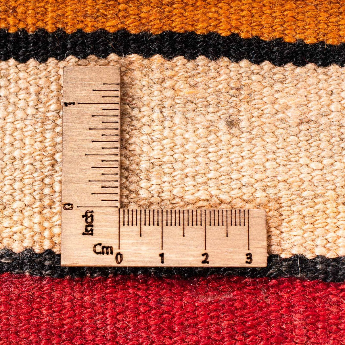 Kelim-matta - gammal - 145 x 130 cm - flerfärgad