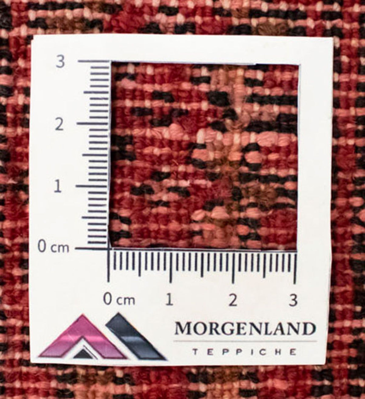 Turkaman-matta - 130 x 60 cm - röd