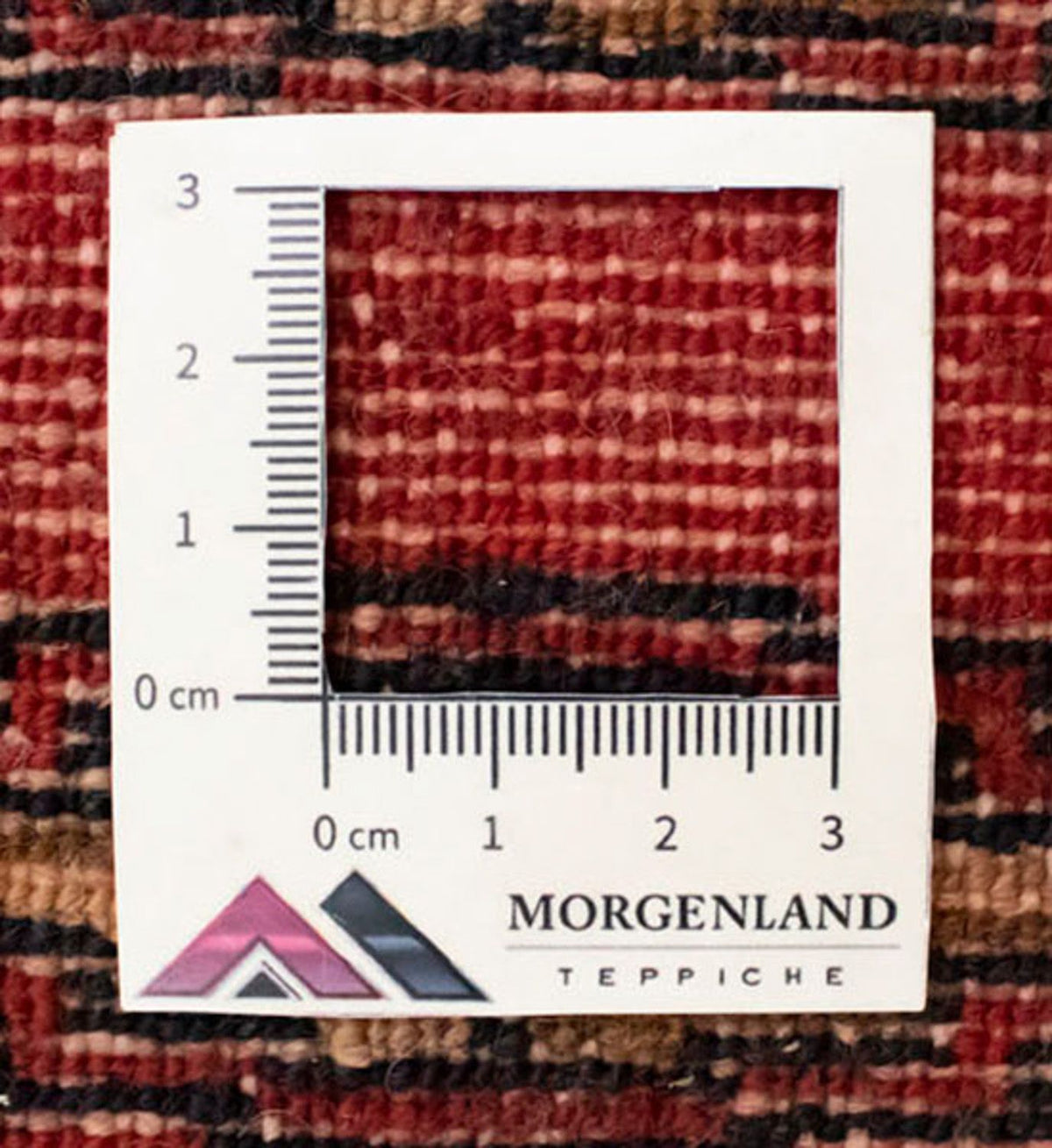 Turkaman-matta - 130 x 60 cm - röd