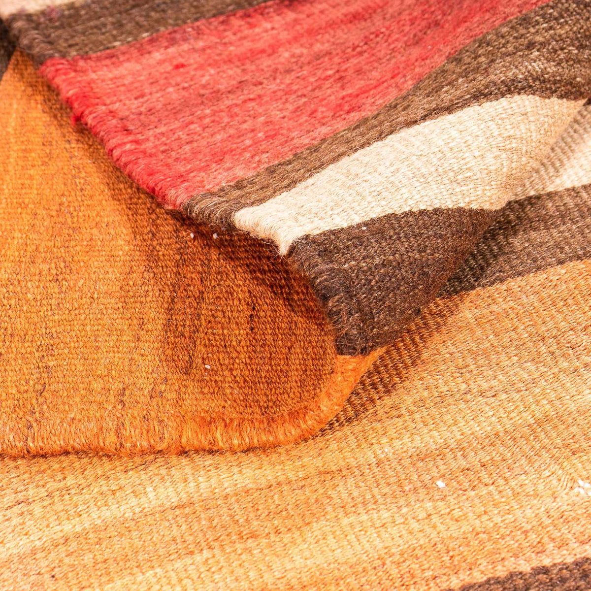 Kelim-matta - gammal - 215 x 170 cm - flerfärgad