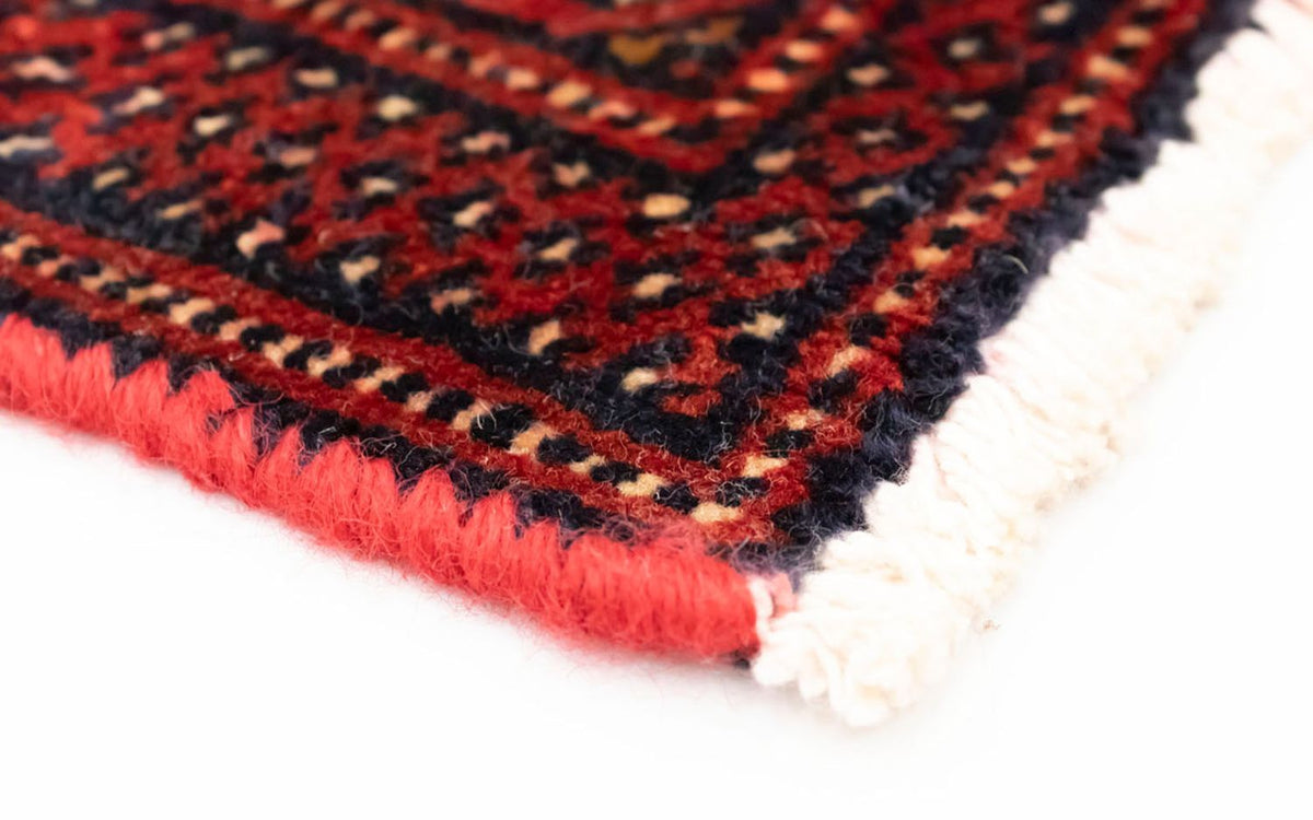 Runner Turkaman-matta - 100 x 50 cm - röd