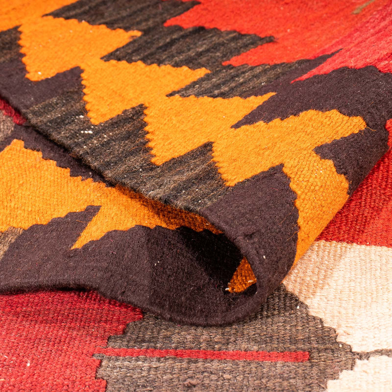 Kelim-matta - gammal - 310 x 165 cm - flerfärgad