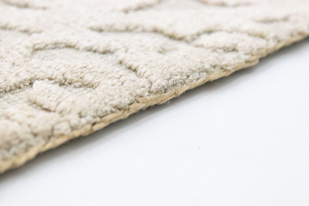 Ullmatta kvadrat  - 67 x 66 cm - beige