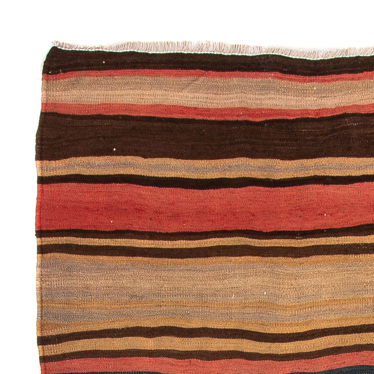 Kelim-matta - gammal - 213 x 155 cm - flerfärgad