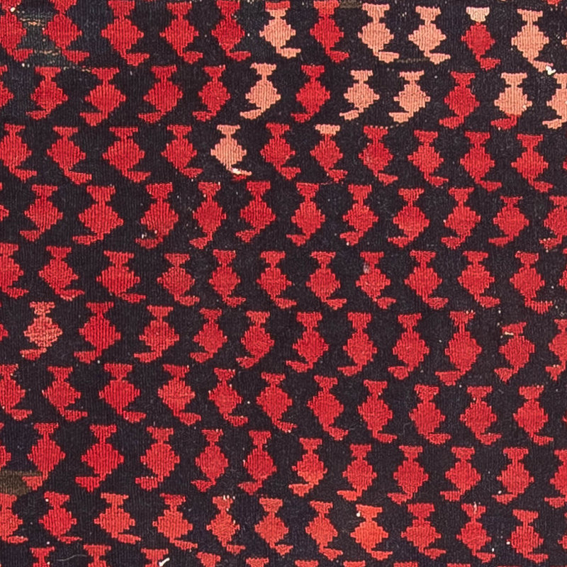 Runner Kelim-matta - gammal - 450 x 120 cm - mörkblå