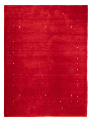 Gabbeh matta - Loribaft Softy - 241 x 178 cm - mörkröd