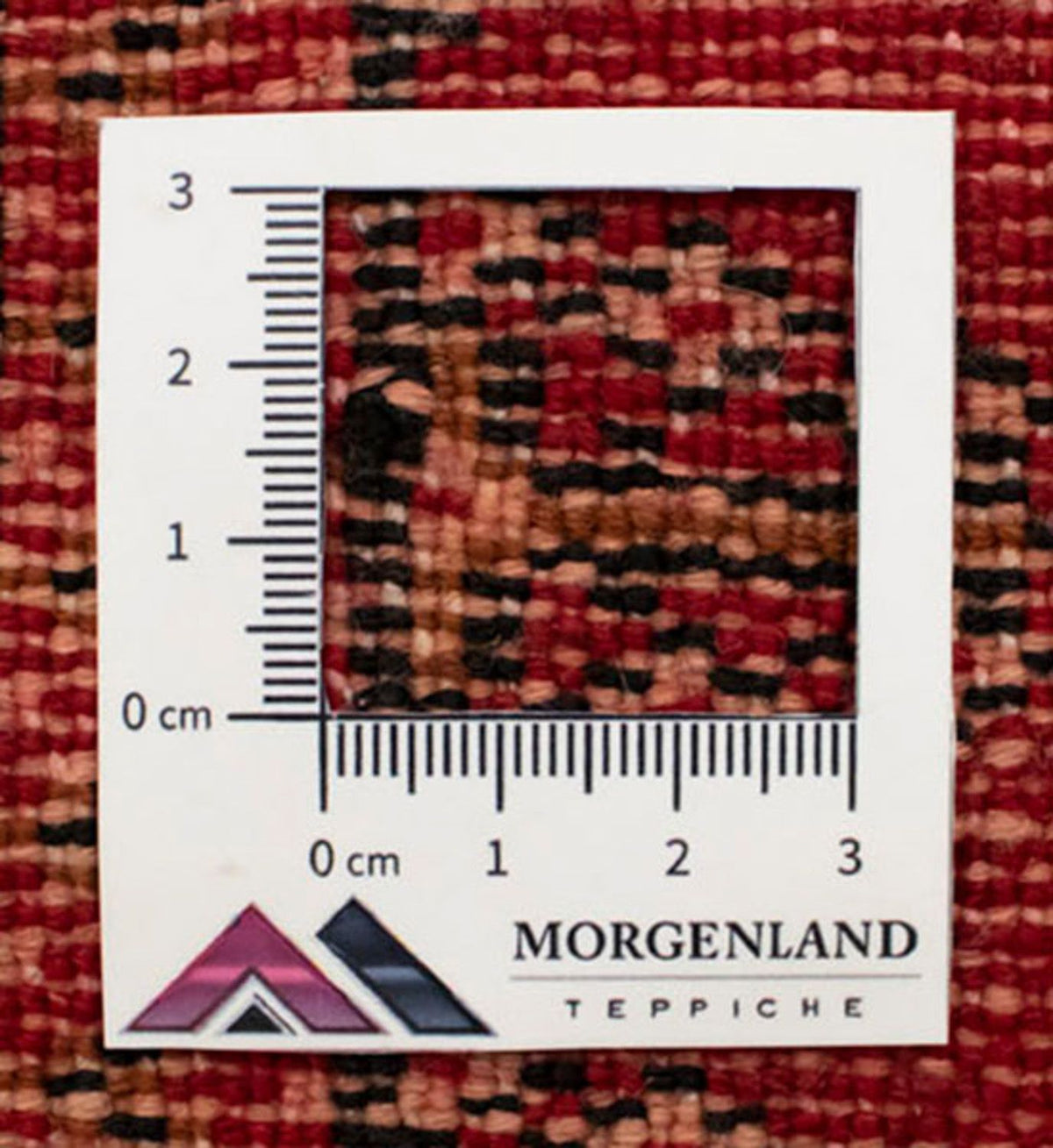 Runner Turkaman-matta - 100 x 50 cm - röd