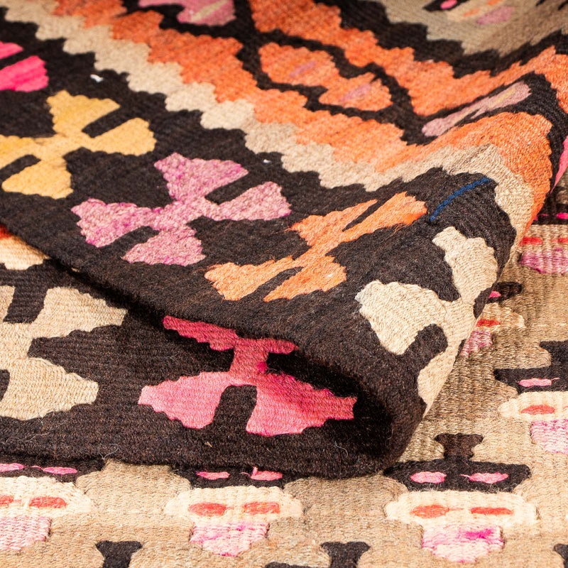 Runner Kelim-matta - gammal - 285 x 160 cm - flerfärgad