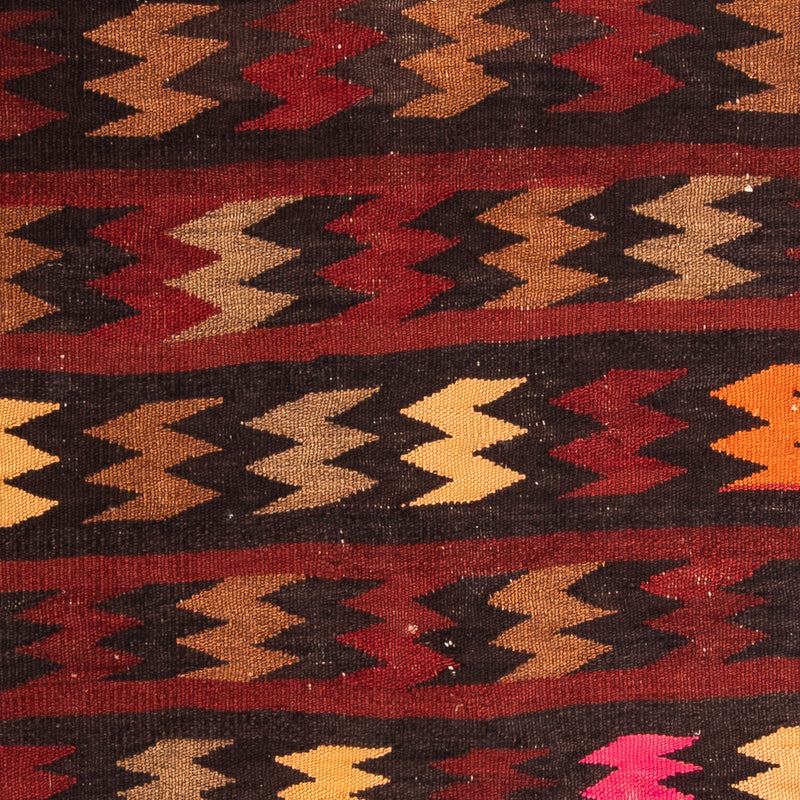 Kelim-matta - gammal - 110 x 100 cm - flerfärgad