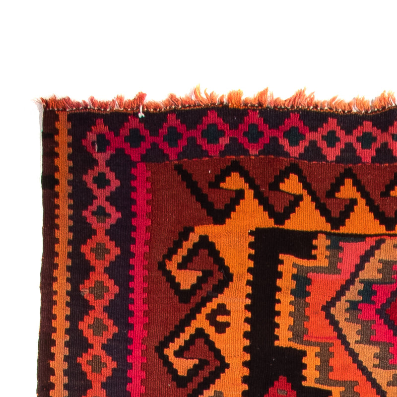 Runner Kelim-matta - gammal - 225 x 150 cm - flerfärgad