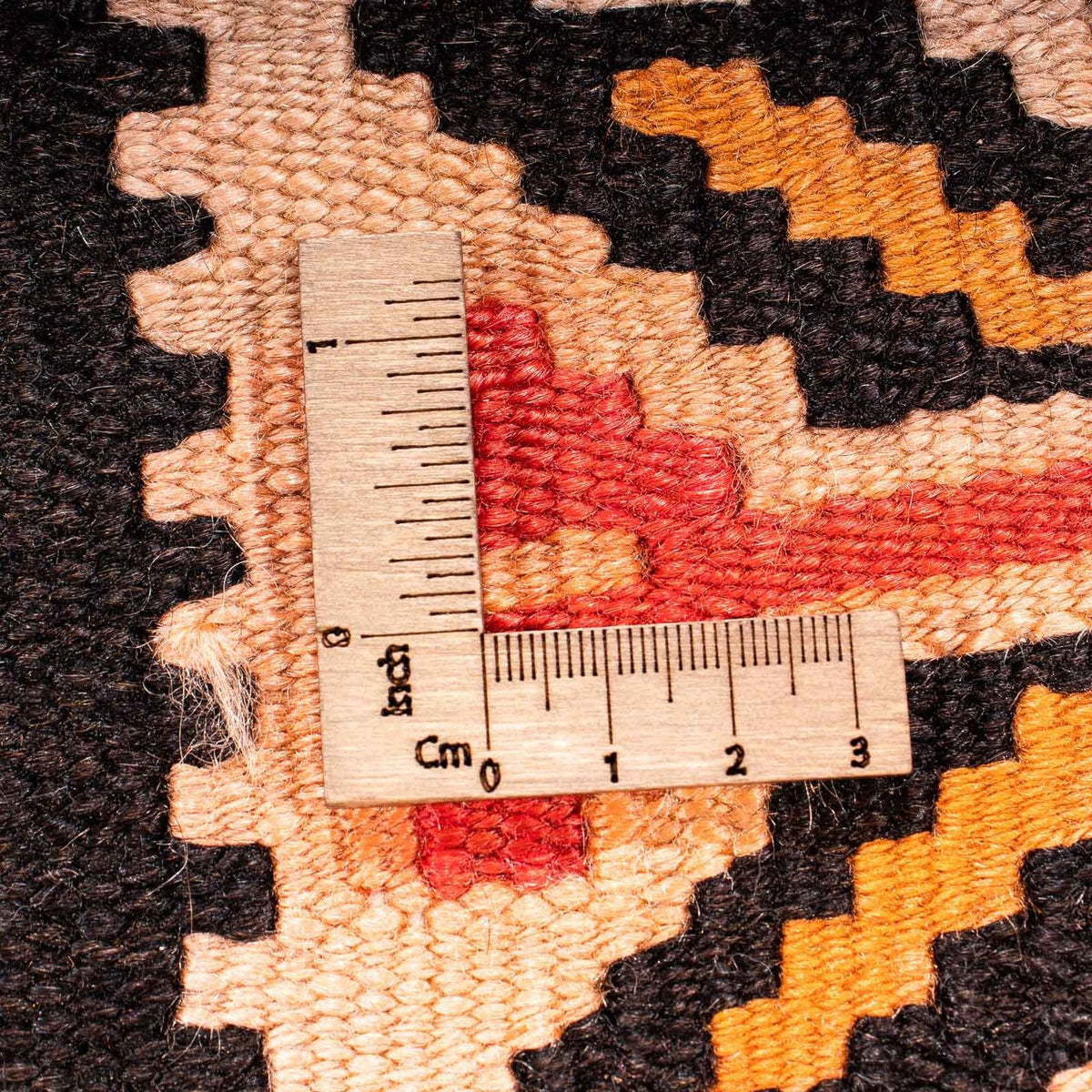 Kelim-matta - gammal - 287 x 160 cm - flerfärgad