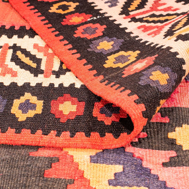 Kelim-matta - gammal - 287 x 160 cm - flerfärgad