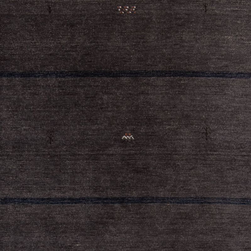 Gabbeh matta - Loribaft Softy - 240 x 173 cm - mörkbrun