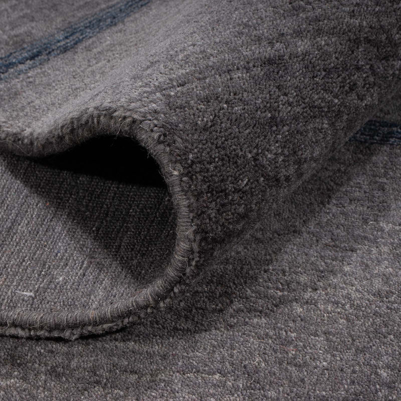 Gabbeh matta - Loribaft Softy - 240 x 173 cm - mörkbrun